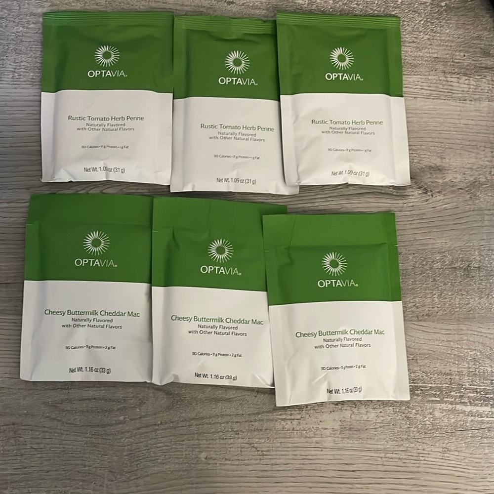 Lot of 6 Optavia packets
